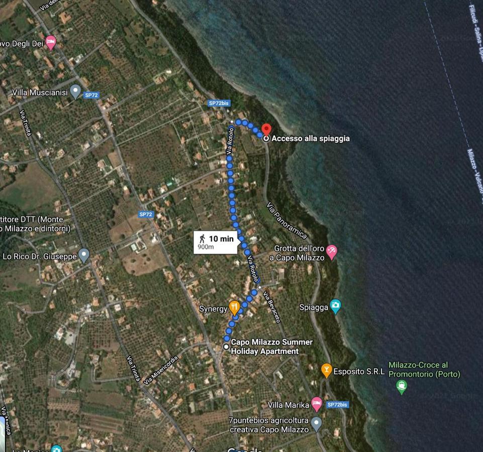 Capo Milazzo Summer Holiday Apartament ภายนอก รูปภาพ